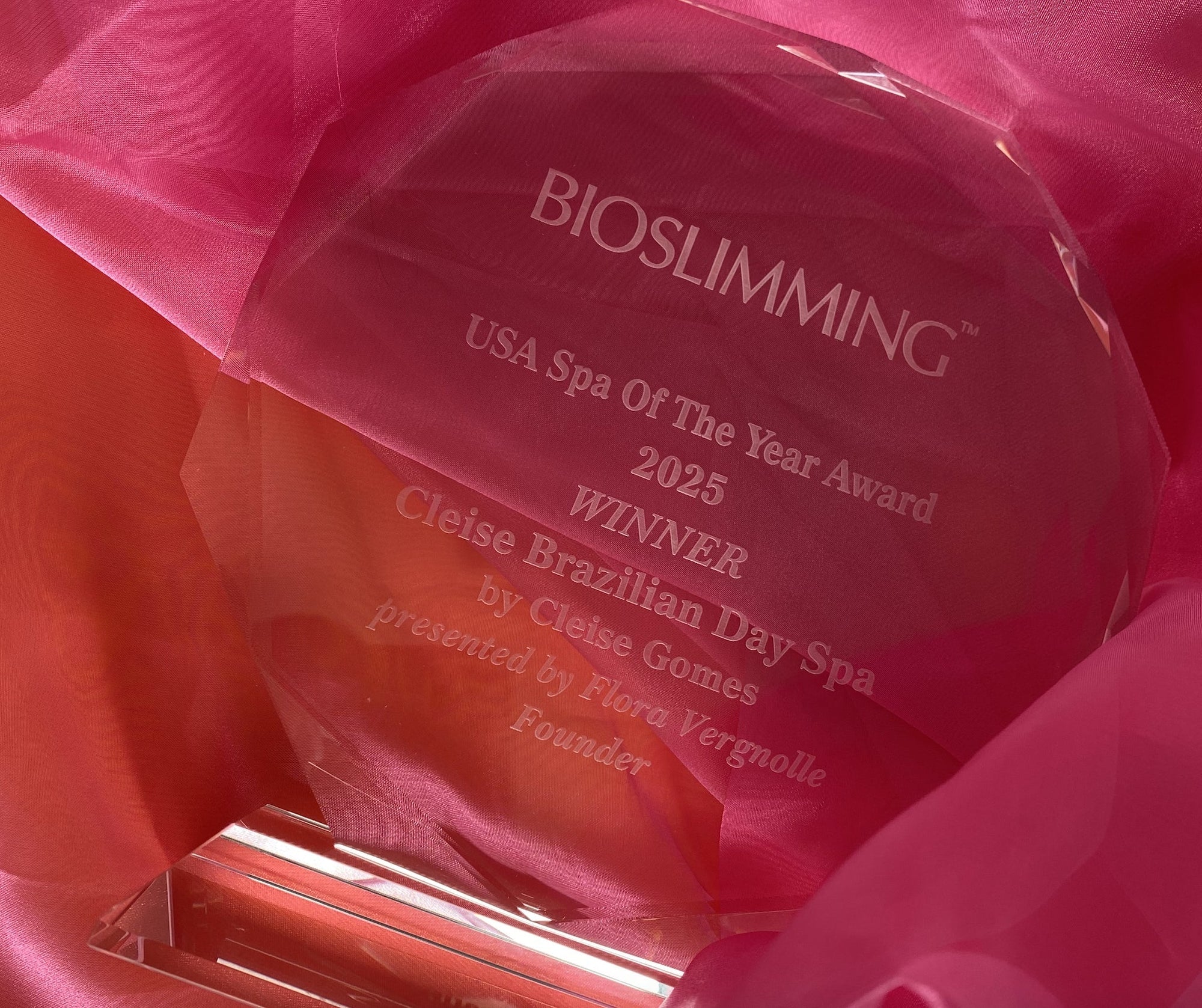 CLEISE BRAZILIAN DAY SPA WINS BEST BIOSLIMMING SPA 2025!